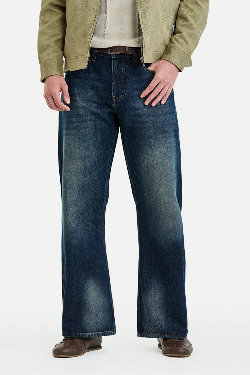 سنيتش Flared Fit Denim Jeans